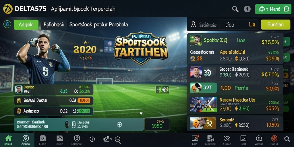 Tampilan utama gameplay DELTA575 yang seru dan interaktif.