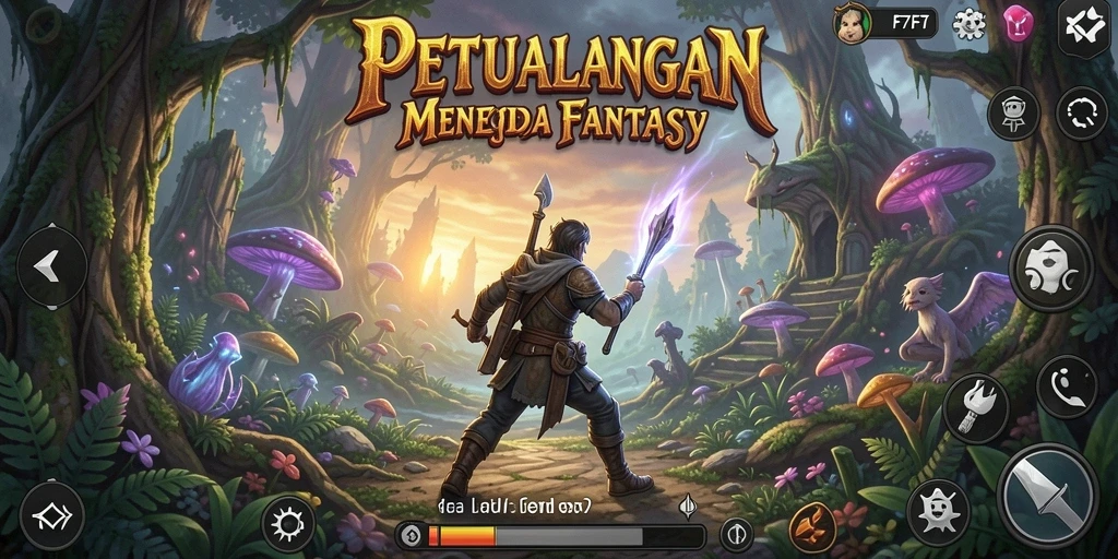 Tampilan gameplay menarik dari F7F7 dalam petualangan seru.