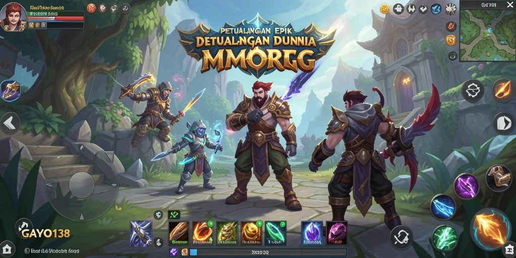 Tampilan gameplay menarik dari GAYO138 dalam mode MMORPG.