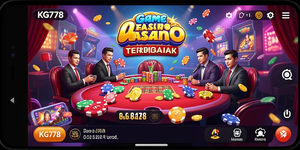 Screenshot KG778 menampilkan gameplay kasino yang mendebarkan.