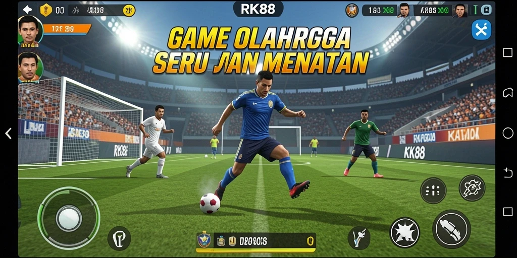 Tampilan gameplay yang menegangkan dan seru dalam RK88.