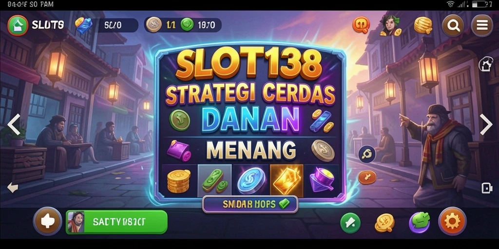 Tampilan menegangkan dari gameplay strategi SLOT138.