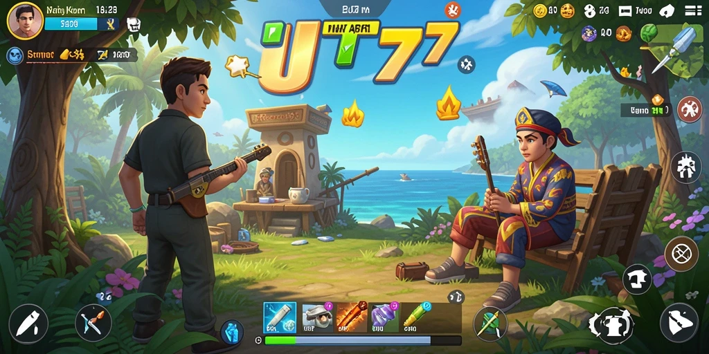 Menyenangkan! Screenshot UT77 menampilkan gameplay yang mengasyikkan dan penuh warna.