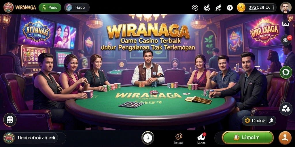 Gameplay Live Casino yang seru dan interaktif di WIRANAGA.
