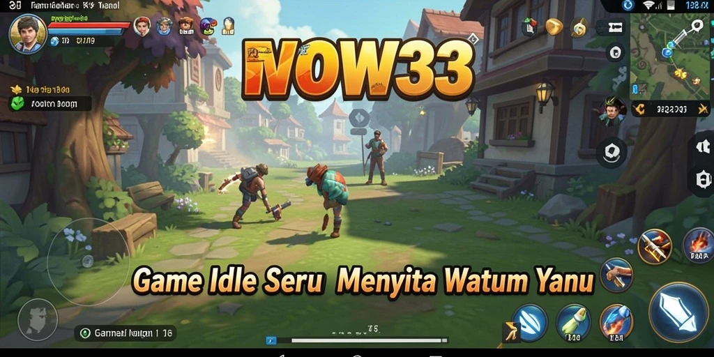 Tampak gameplay seru dari WOW33 dalam mode Idle.